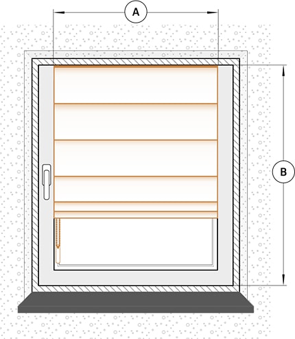Montaje en el marco de la ventana: opción no invasiva