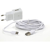 Cargador USB + cable USB-C 