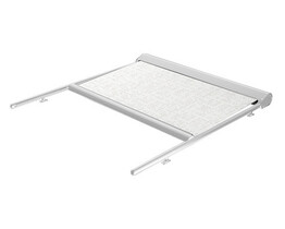 Estor para invernadero VERANDA con protección solar blanco