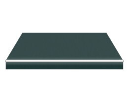 Toldo retráctil para patio verde