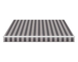 Toldo de patio a rayas