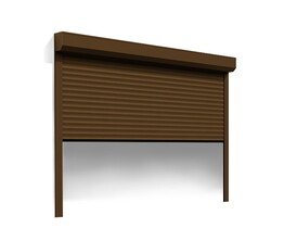 Puerta de persiana eléctrica en un sistema adaptativo seguro