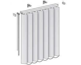 Persiana vertical Classic 127mm