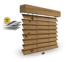 Persianas de lamas de 50 mm ECO, escalera de cuerda