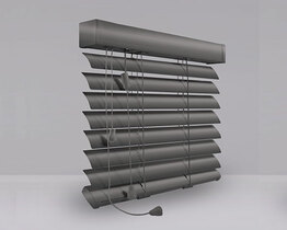 Persianas de aluminio gris antracita