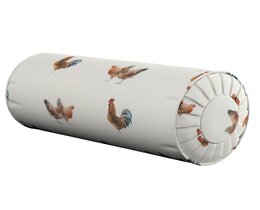 Cojín cilíndrico con pliegues