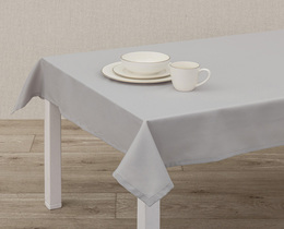 Mantel de 140x250 cm, gris claro