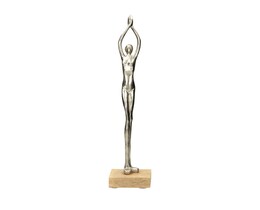 Decoración Silver Woman II wys. 52cm