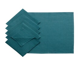 Juego de servilletas de 6 piezas, 42x42 cm, lino 159-09