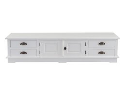 Mueble para TV Brighton 160x40x50cm blanco
