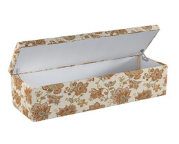Caja de almacenamiento tapizada