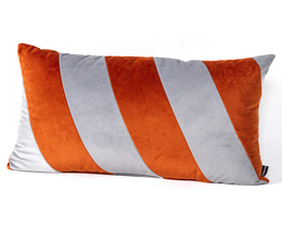 Poduszka Patchwork prostokątna gris cobre