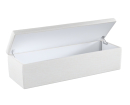 Caja de almacenamiento tapizada