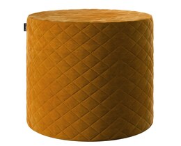 Puf acolchado con forma de barril
