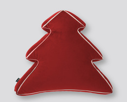 Cojín con forma de árbol de Navidad de 40x41 cm