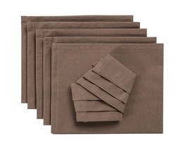 Juego de servilletas de 6 piezas, 42 x 42 cm, Quadro 136-09