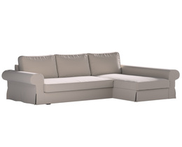Sofá cama Backabro con funda para chaise longue