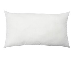 Relleno de cojín de 45x65 cm para fundas de cojín de 40x60 cm.