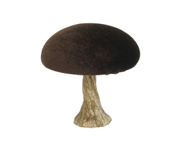 Seta de terciopelo Dekoracja 10 cm marrón