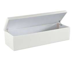 Caja de almacenamiento tapizada