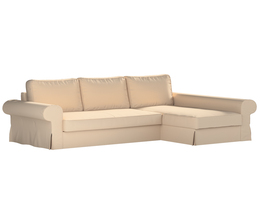 Sofá cama Backabro con funda para chaise longue