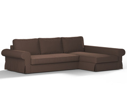 Sofá cama Backabro con funda para chaise longue