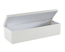 Caja de almacenamiento tapizada