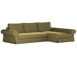 Sofá cama Backabro con funda para chaise longue