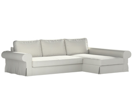 Sofá cama Backabro con funda para chaise longue