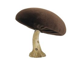 Seta de terciopelo Dekoracja 12 cm marrón