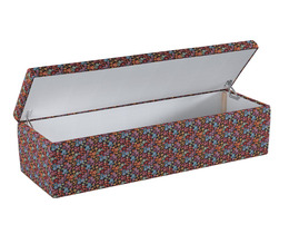 Caja de almacenamiento tapizada