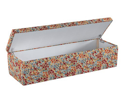 Caja de almacenamiento tapizada