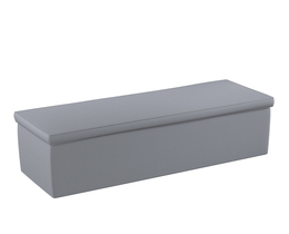 Caja de almacenamiento tapizada