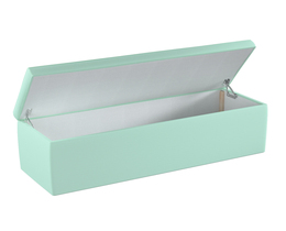 Caja de almacenamiento tapizada