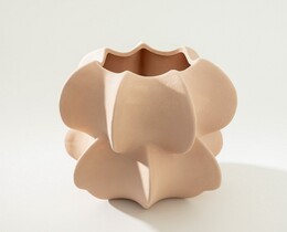 Wazon kamionkowy Pétalo Rosa I 20x21 cm