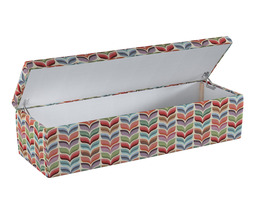 Caja de almacenamiento tapizada