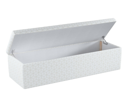 Caja de almacenamiento tapizada