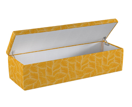 Caja de almacenamiento tapizada