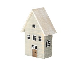 Dekoracja Casa de nieve 19cm blanco gris