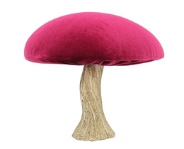 Seta de terciopelo Dekoracja 17 cm rubí