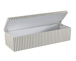 Caja de almacenamiento tapizada