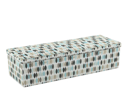 Caja de almacenamiento tapizada