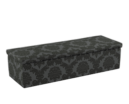 Caja de almacenamiento tapizada