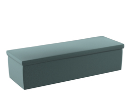 Caja de almacenamiento tapizada
