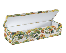 Caja de almacenamiento tapizada