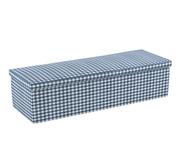 Caja de almacenamiento tapizada