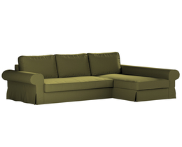Sofá cama Backabro con funda para chaise longue