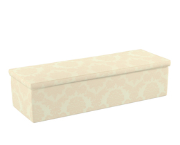 Caja de almacenamiento tapizada
