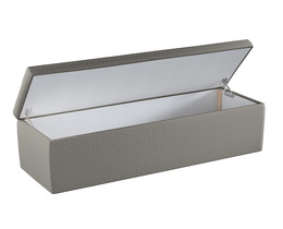 Caja de almacenamiento tapizada