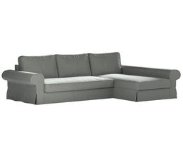 Sofá cama Backabro con funda para chaise longue